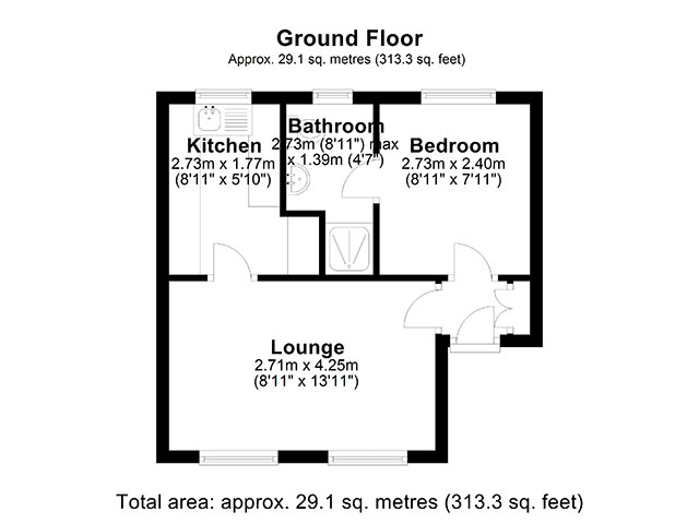 St Mary's Mews Flat for rent. Mold, Flintshire PMA Lettings